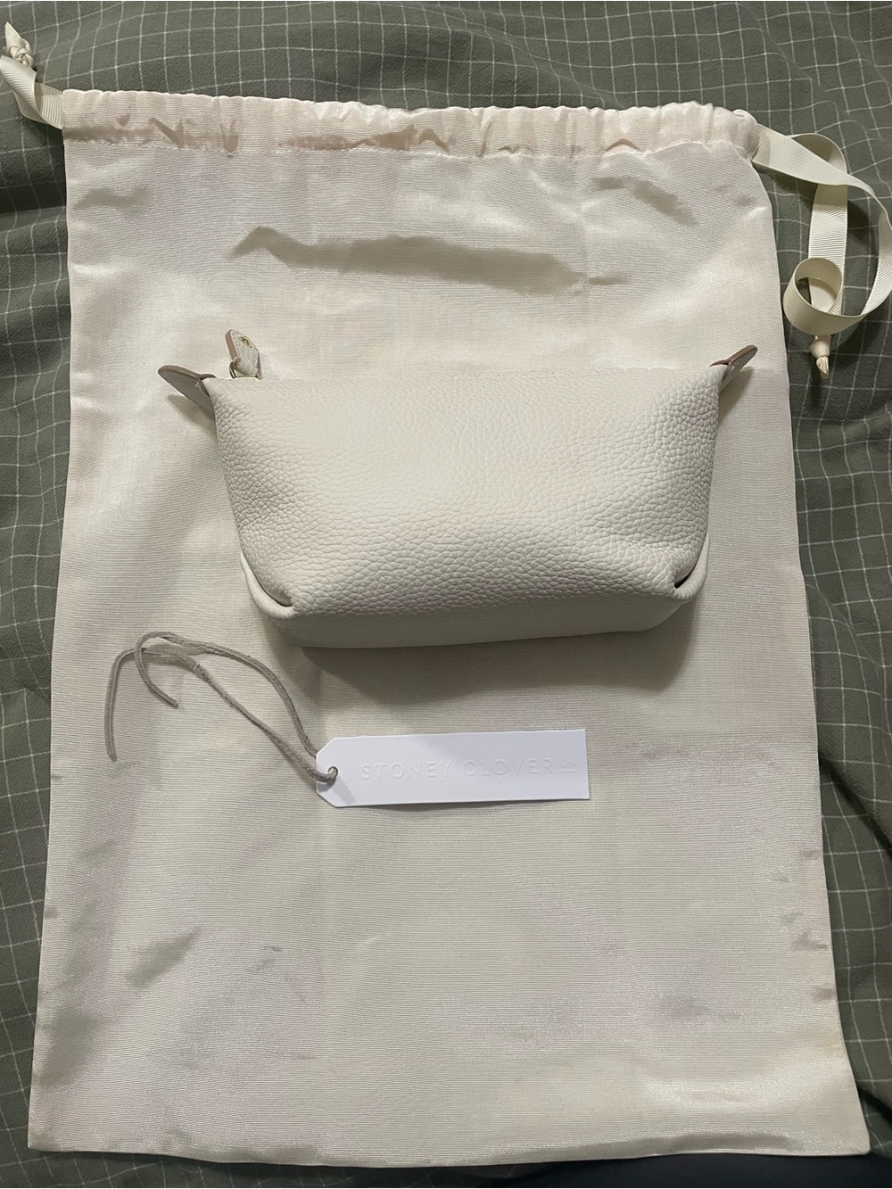Stoney Clover Lane Vanilla Leather Pouch